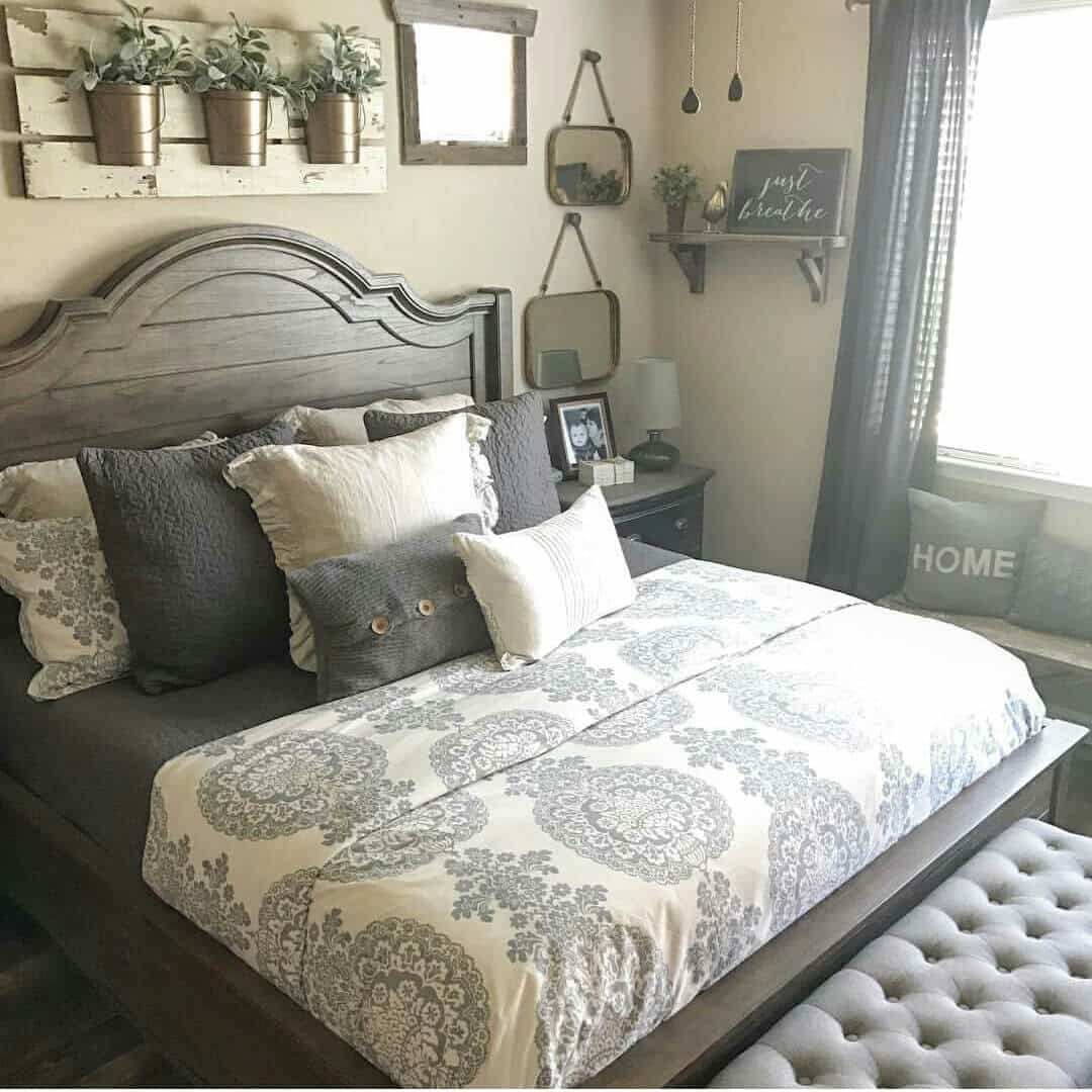 dormitorio estilo granja