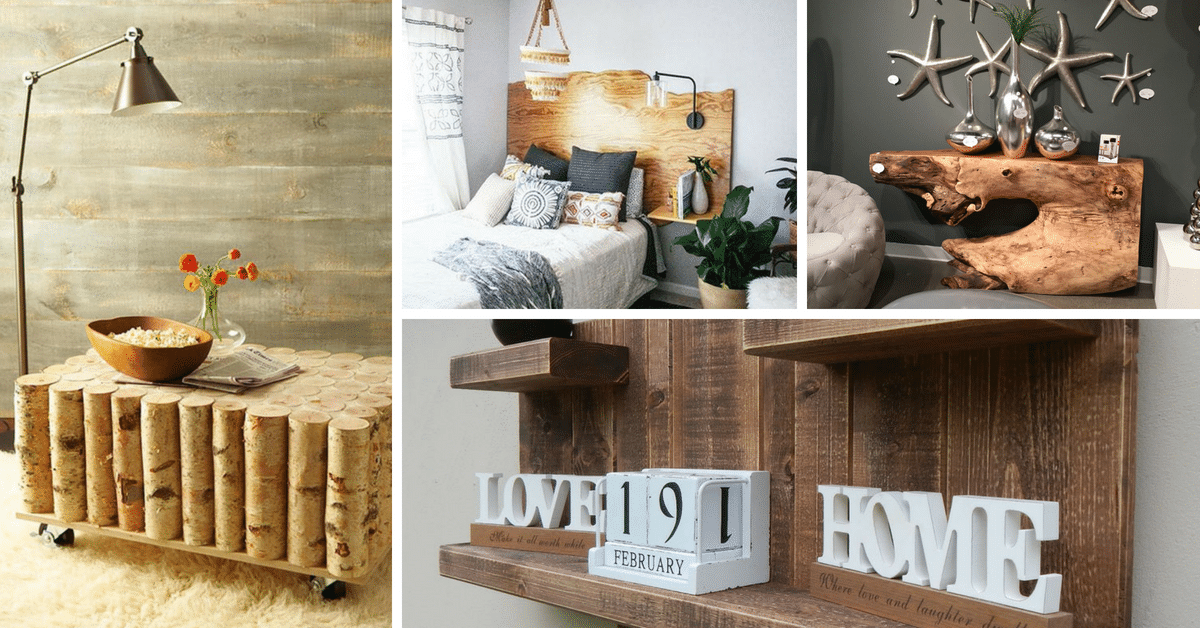 ideas decorar hogar con madera
