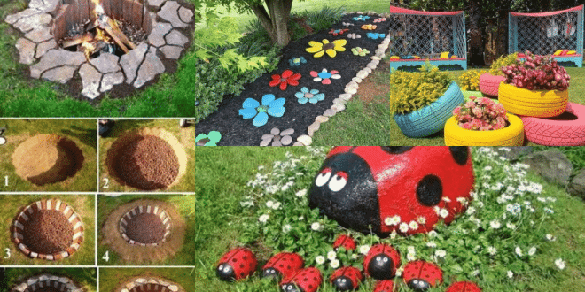 ideas economicas para decorar jardin