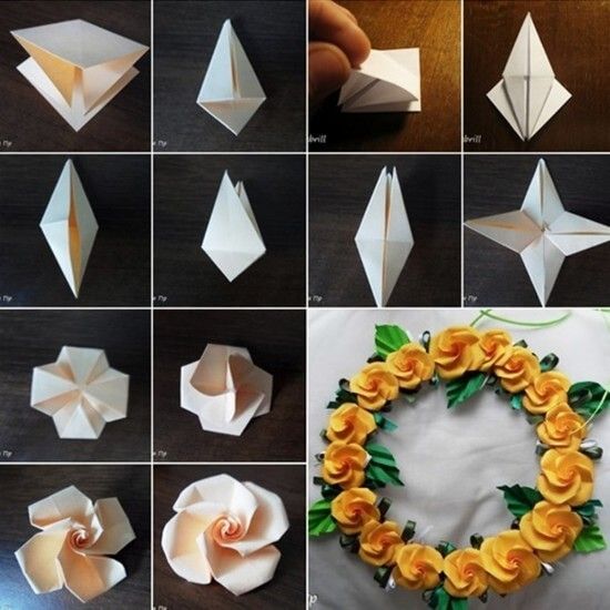 como hacer flores de origami paso a paso 6