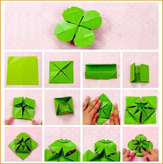 como hacer flores de origami paso a paso 7