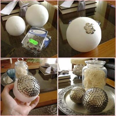 ideas para decorar esferas de unicel