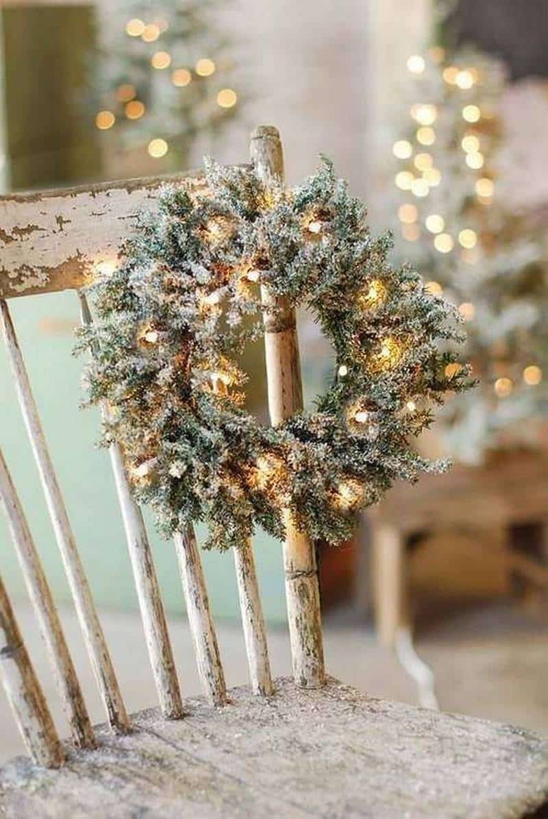 decoracion navidena con guirnaldas de luces 4