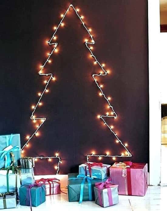 decoracion navidena con guirnaldas de luces 5
