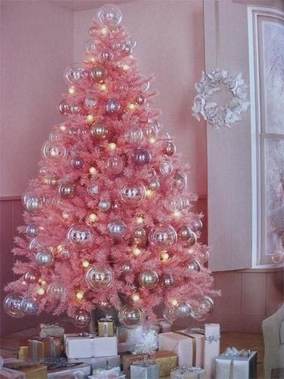 ideas creativas de decoracion de navidad rosa 10