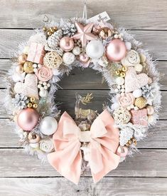 ideas creativas de decoracion de navidad rosa