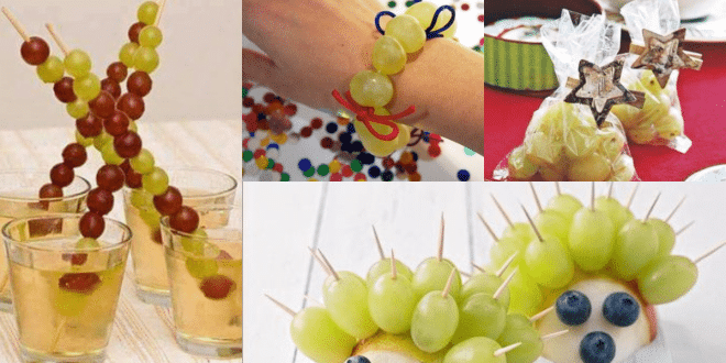 ideas creativas para servir uvas en el ano nuevo