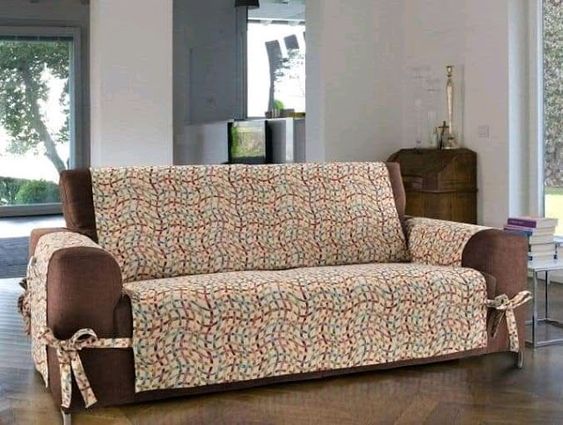 como hacer uma hermosa funda para el sofa 3
