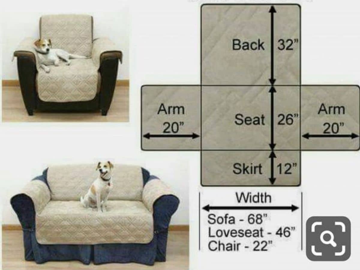 como hacer uma hermosa funda para el sofa 5