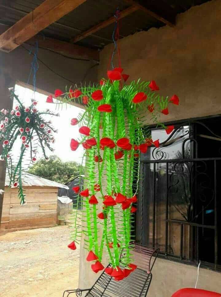 decora tu jardin con flores de plastico 3