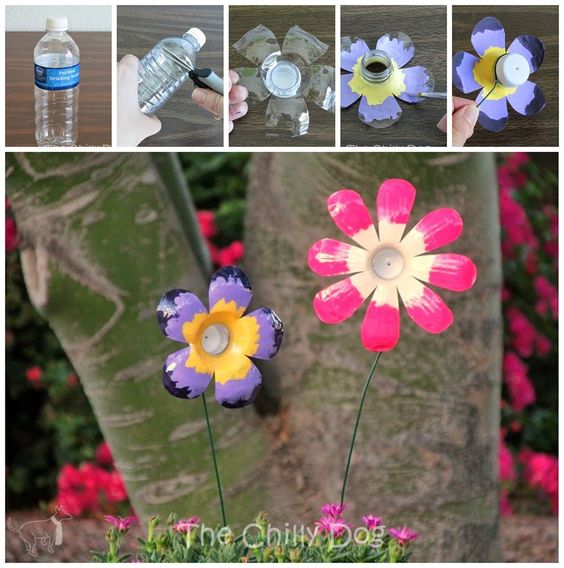 decora tu jardin con flores de plastico 8