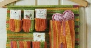 ideas de organizadores de pared hechos a crochet 15