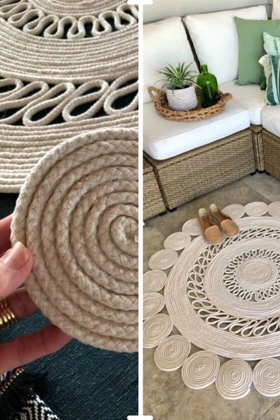 ideas de alfombras de cuerda 7