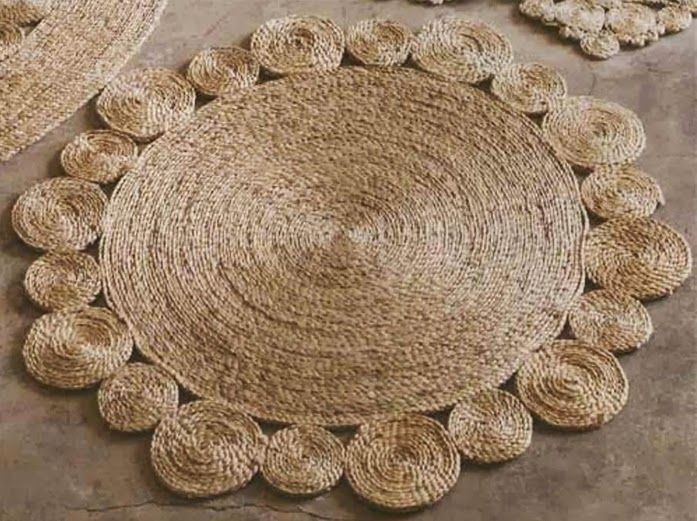 ideas de alfombras de cuerda 9