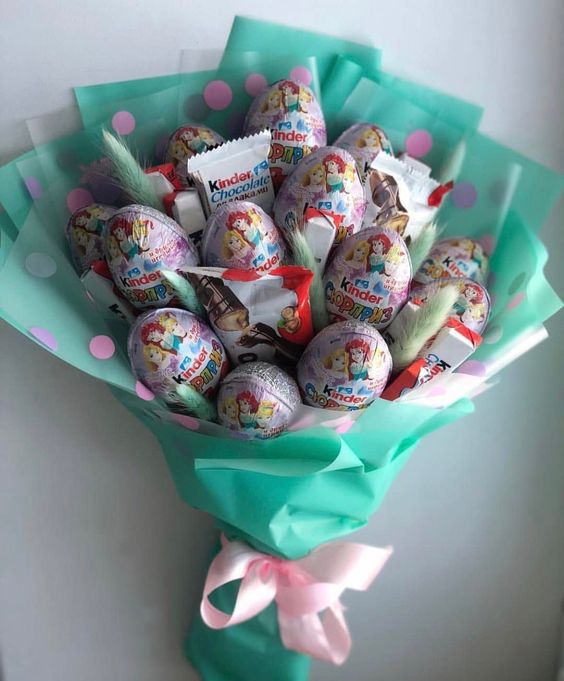 lindos bouquets de dulces para regalar 7