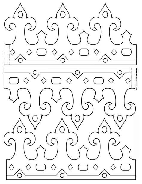 moldes de corona creacion de coronas de papel 6