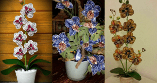 flores hechas con capsulas de cafe