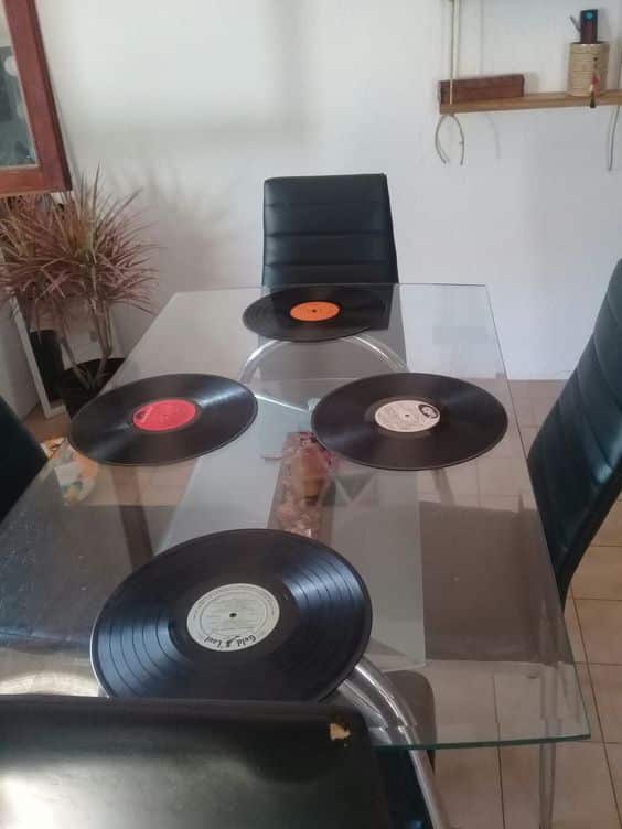 decorar tu casa usando discos de vinilo 9