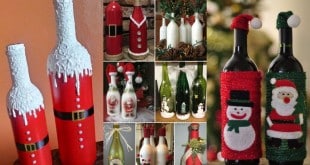 artesanias de navidad con botellas de vidrio 10