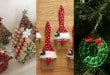 como hacer adornos navidenos reciclados 10