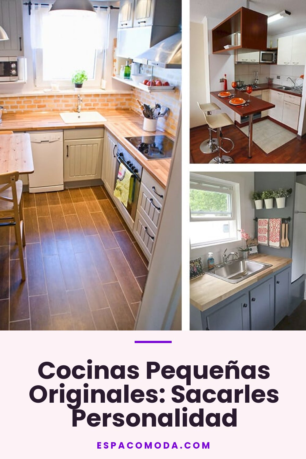 Cocinas Pequeñas Originales: Sacarles Personalidad