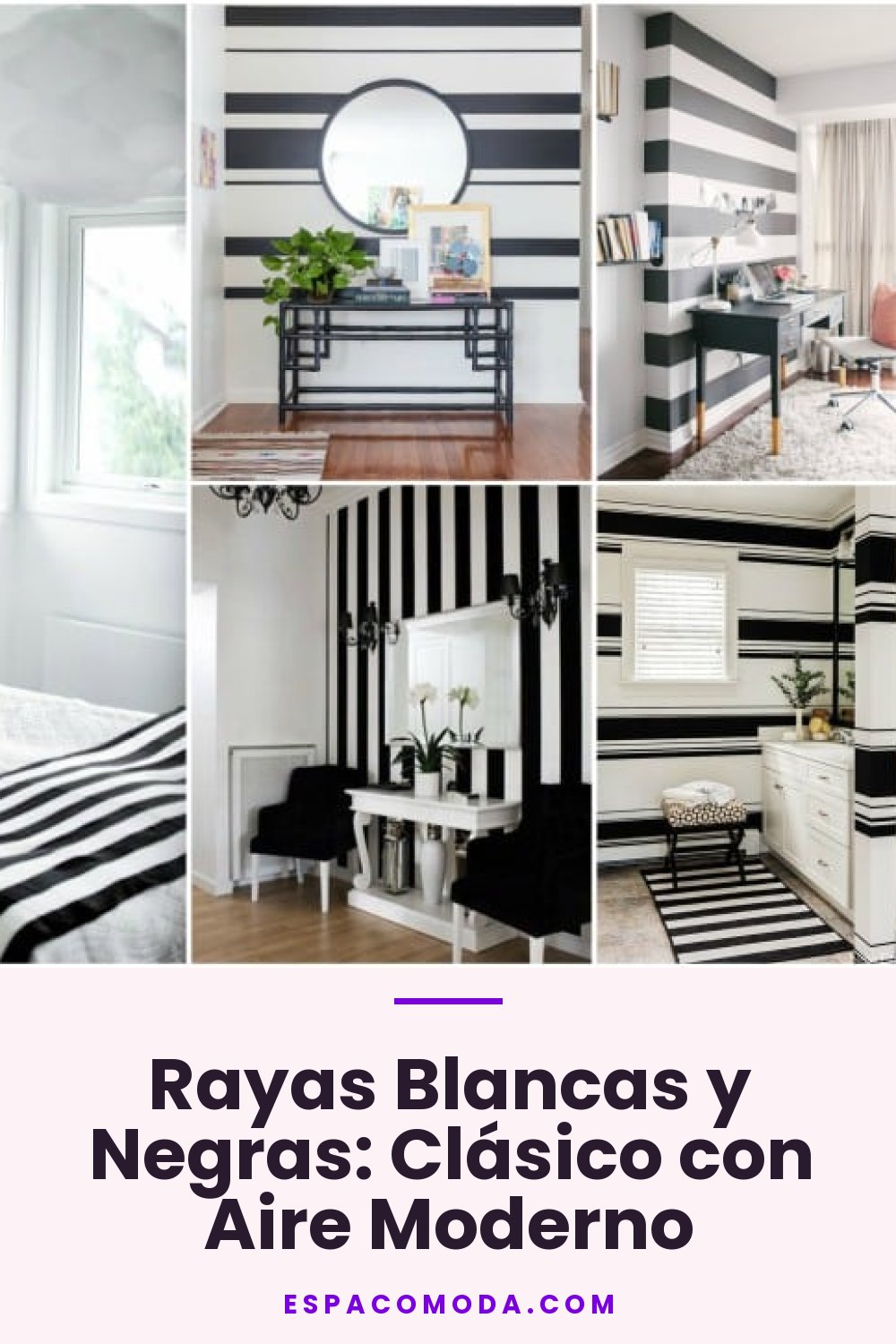 Rayas Blancas y Negras: Clásico con Aire Moderno