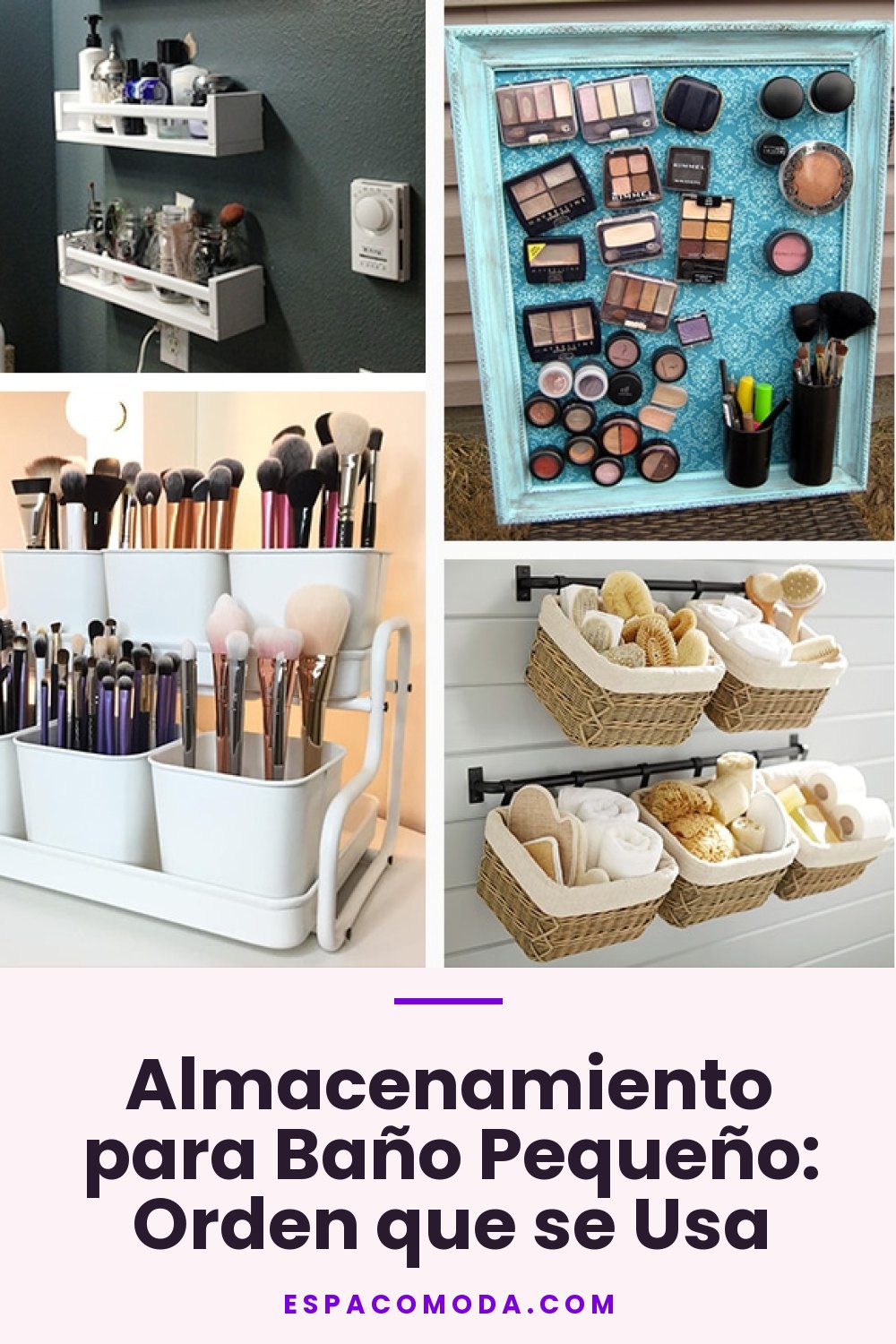 Almacenamiento para Baño Pequeño: Orden que se Usa