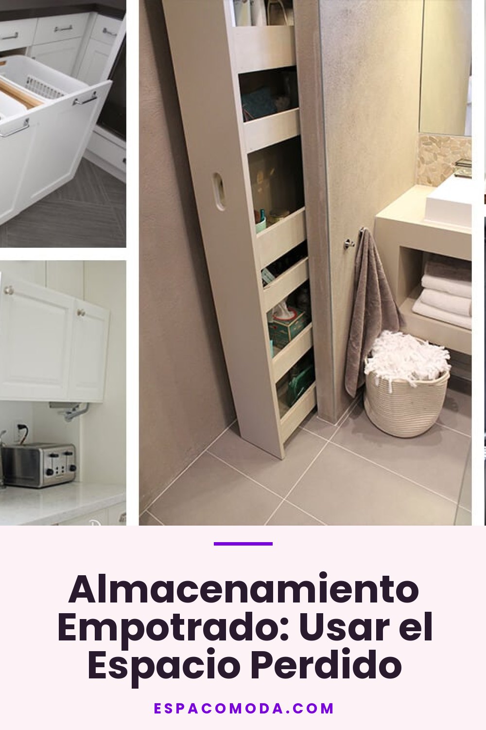 Almacenamiento Empotrado: Usar el Espacio Perdido