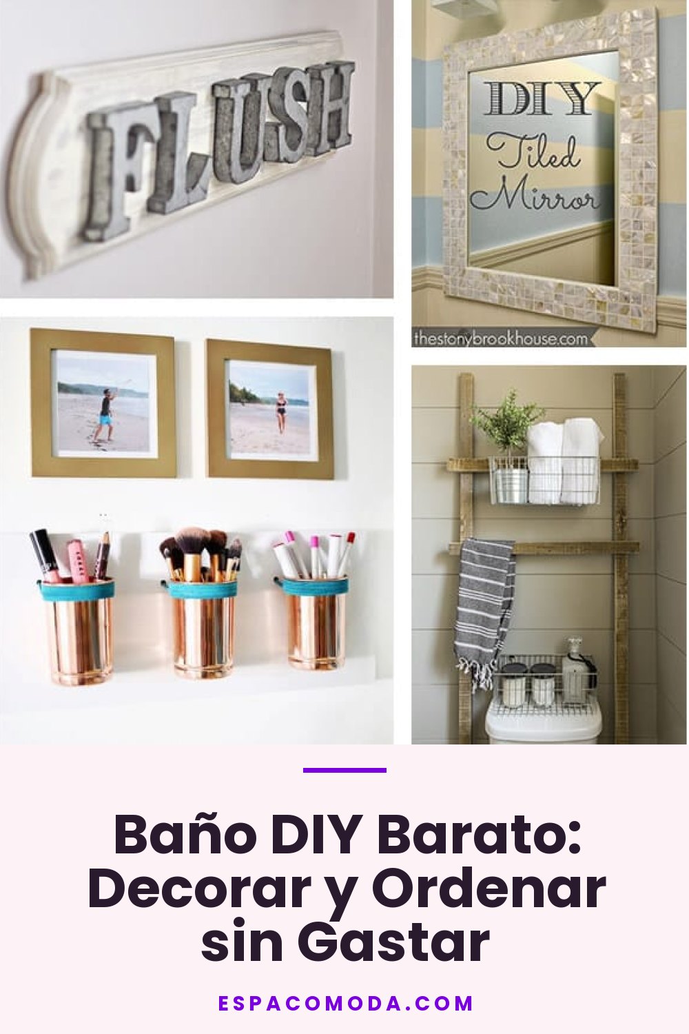 Baño DIY Barato: Decorar y Ordenar sin Gastar