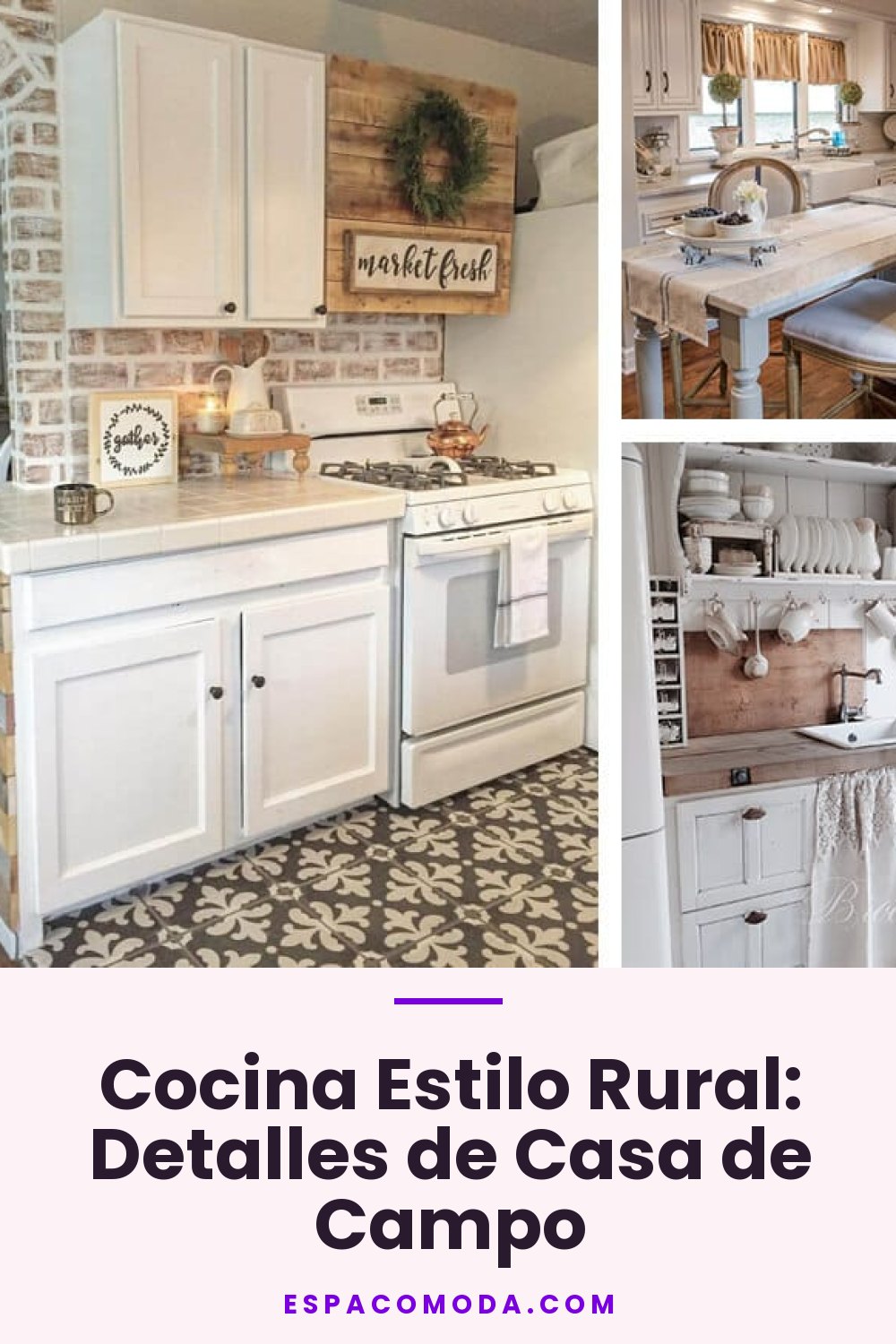 Cocina Estilo Rural: Detalles de Casa de Campo