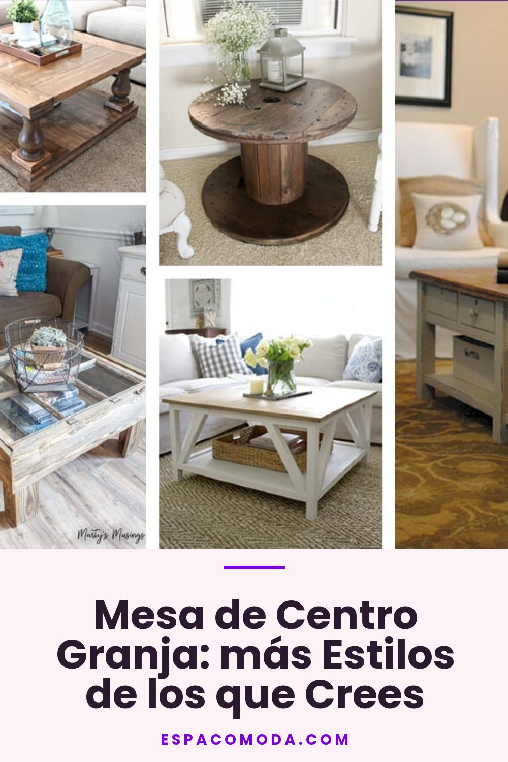 Mesa de Centro Granja: más Estilos de los que Crees