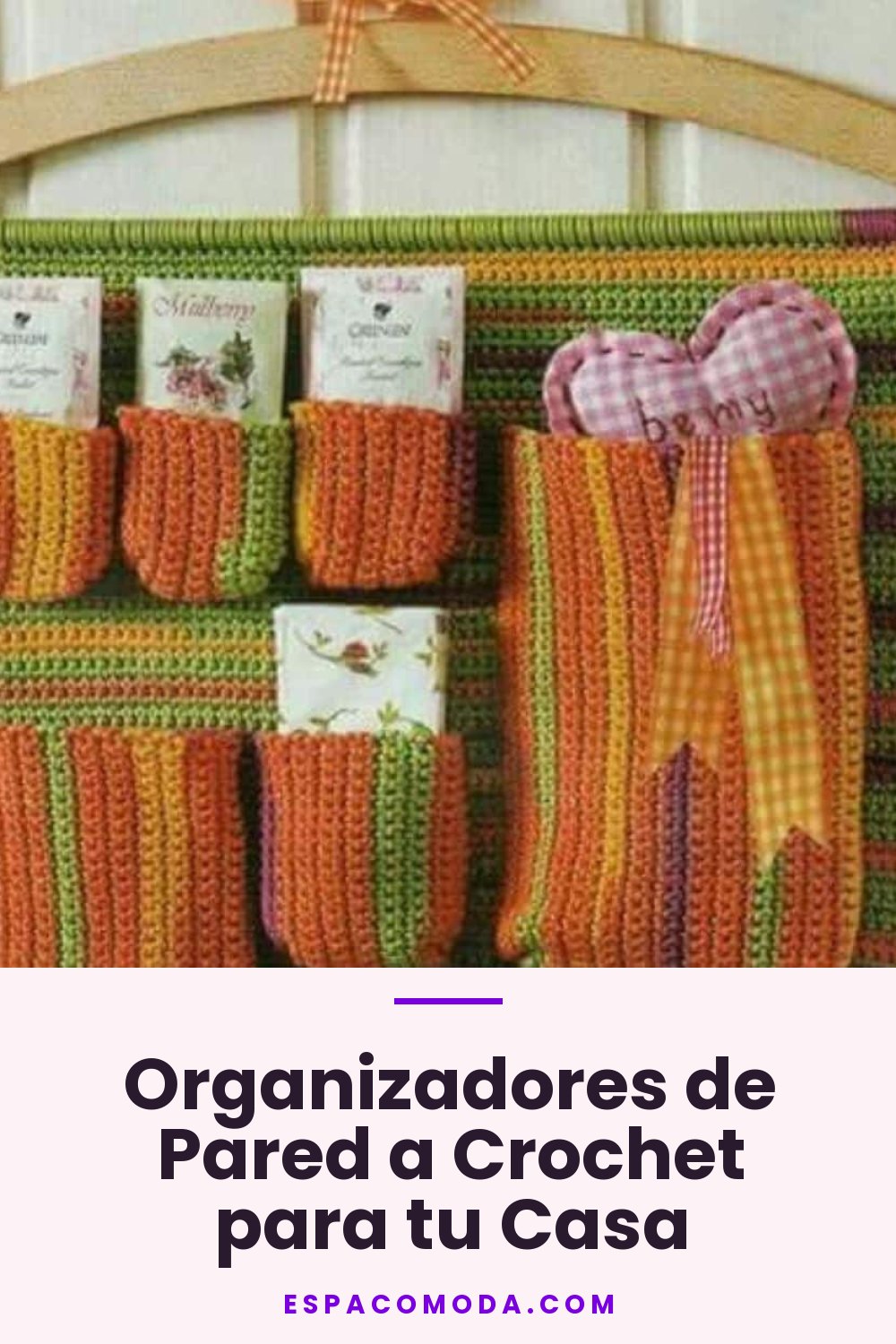 Organizadores de Pared a Crochet para tu Casa