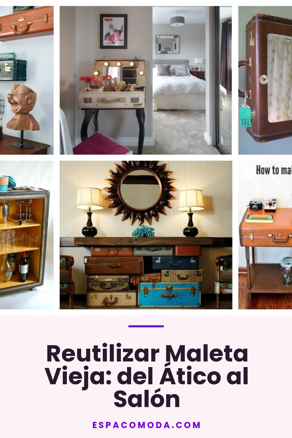 Reutilizar Maleta Vieja: del Ático al Salón