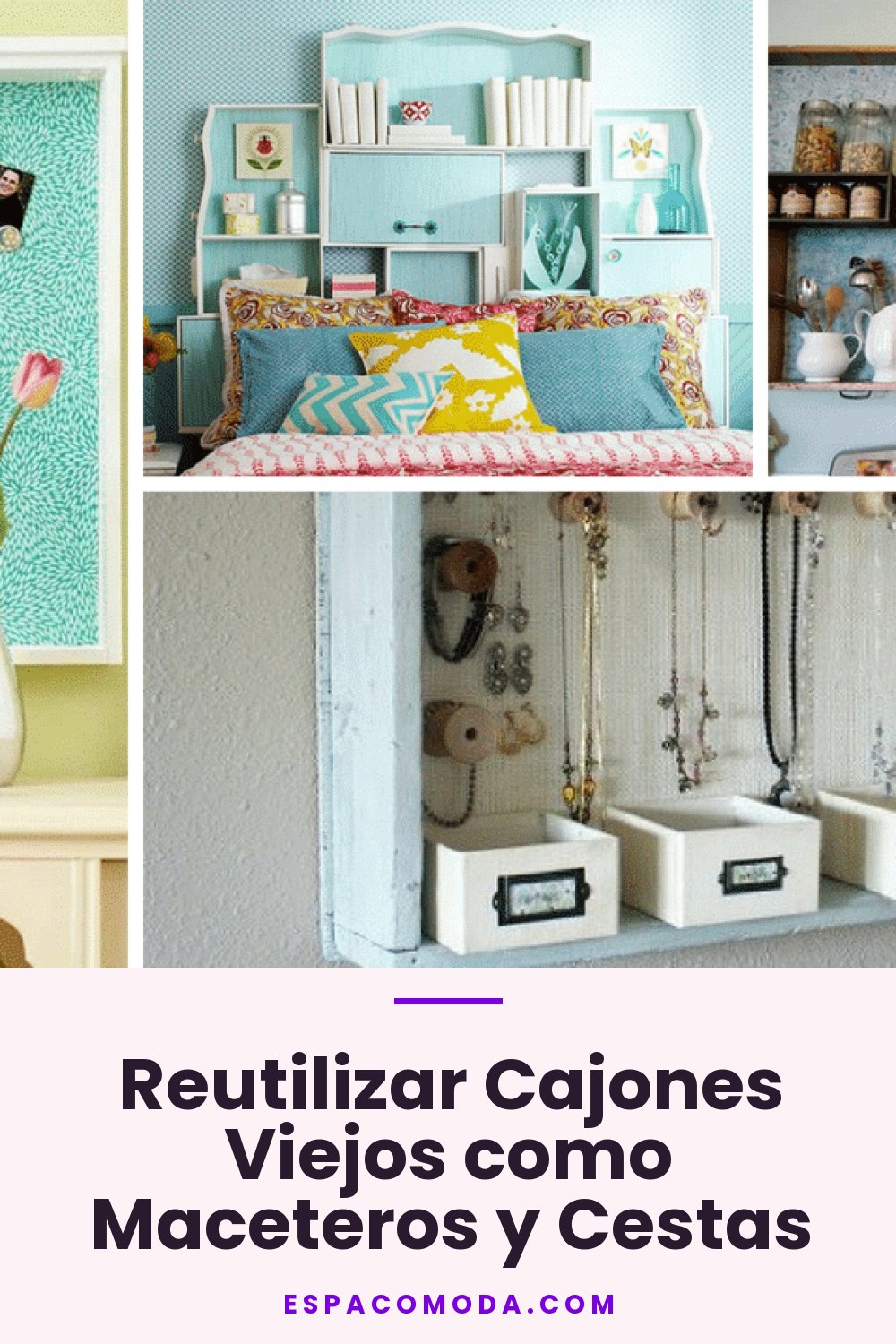 Reutilizar Cajones Viejos como Maceteros y Cestas