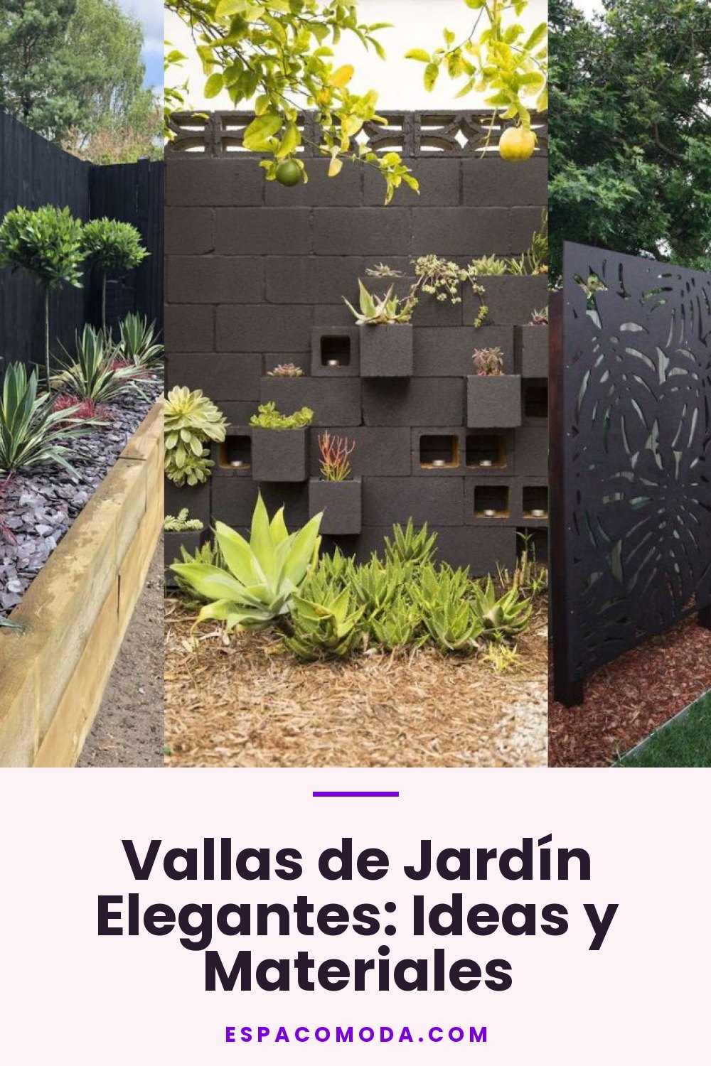 Vallas de Jardín Elegantes: Ideas y Materiales