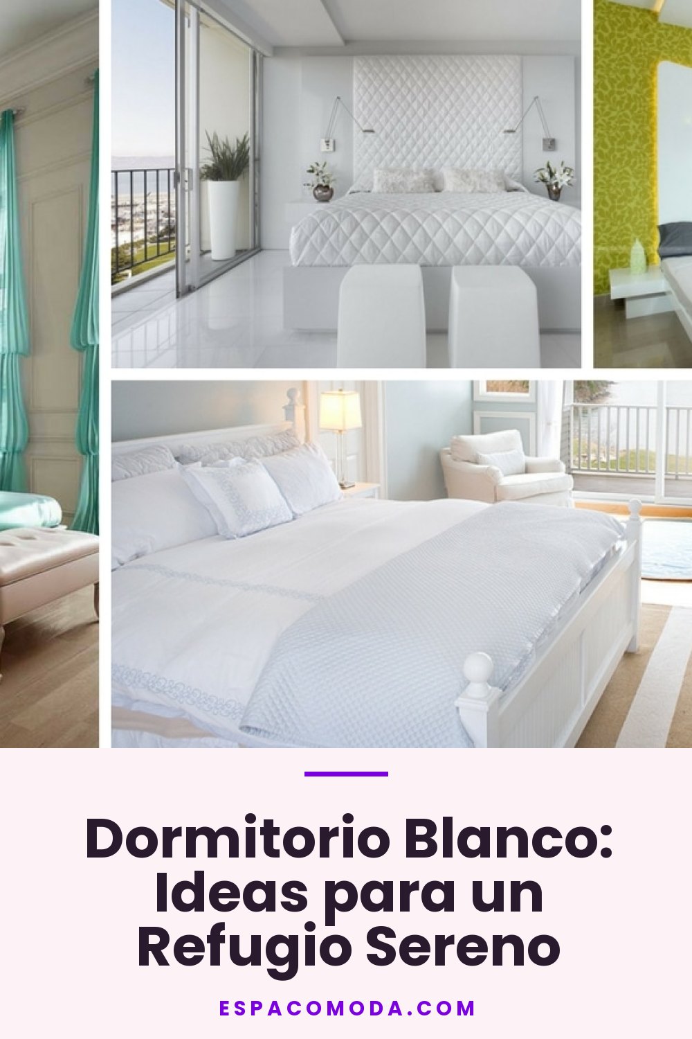 Dormitorio Blanco: Ideas para un Refugio Sereno