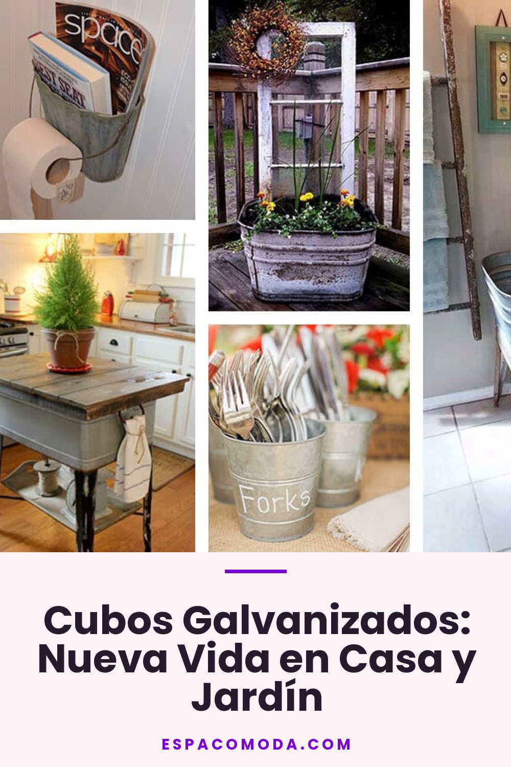 Cubos Galvanizados: Nueva Vida en Casa y Jardín