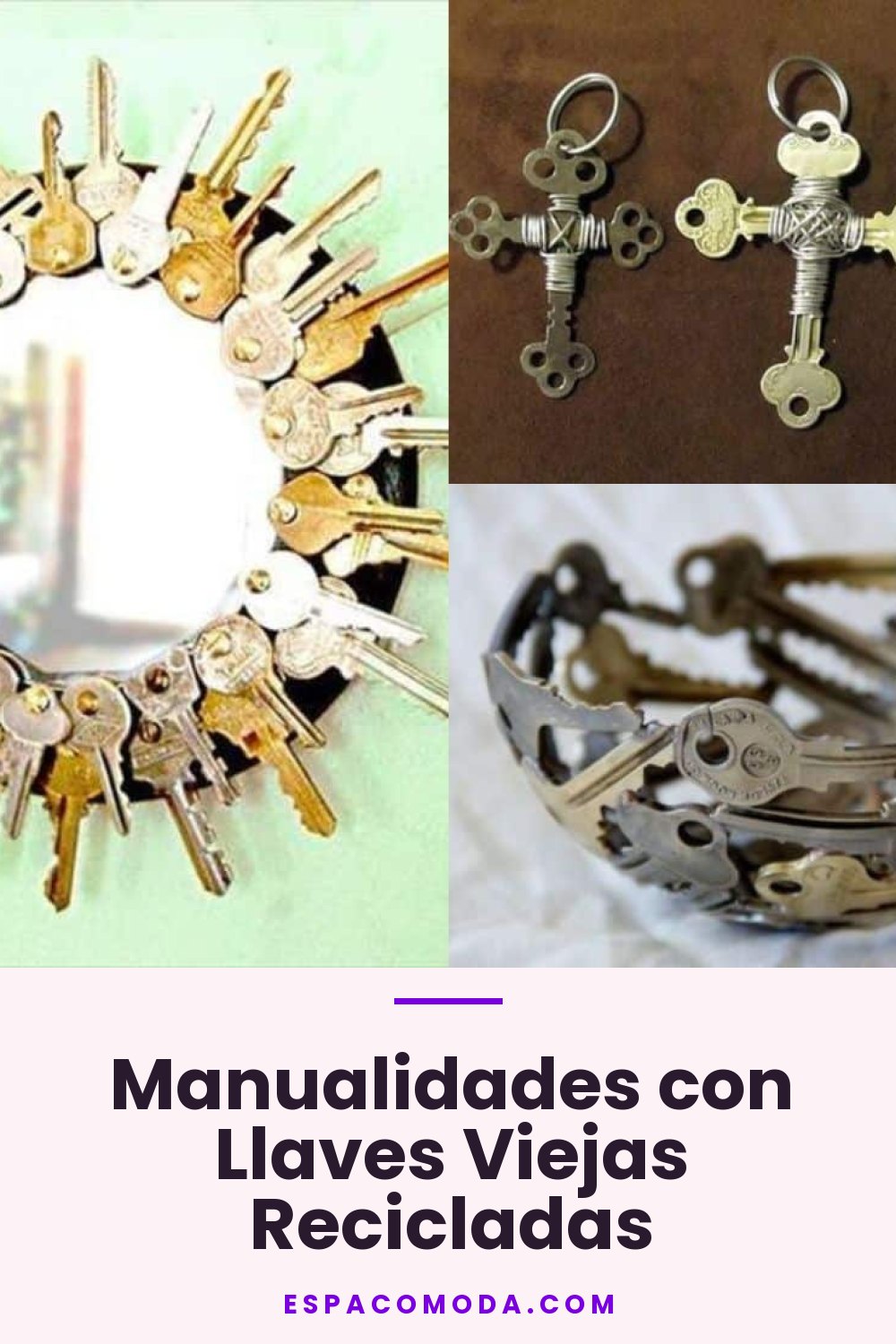 Manualidades con Llaves Viejas Recicladas
