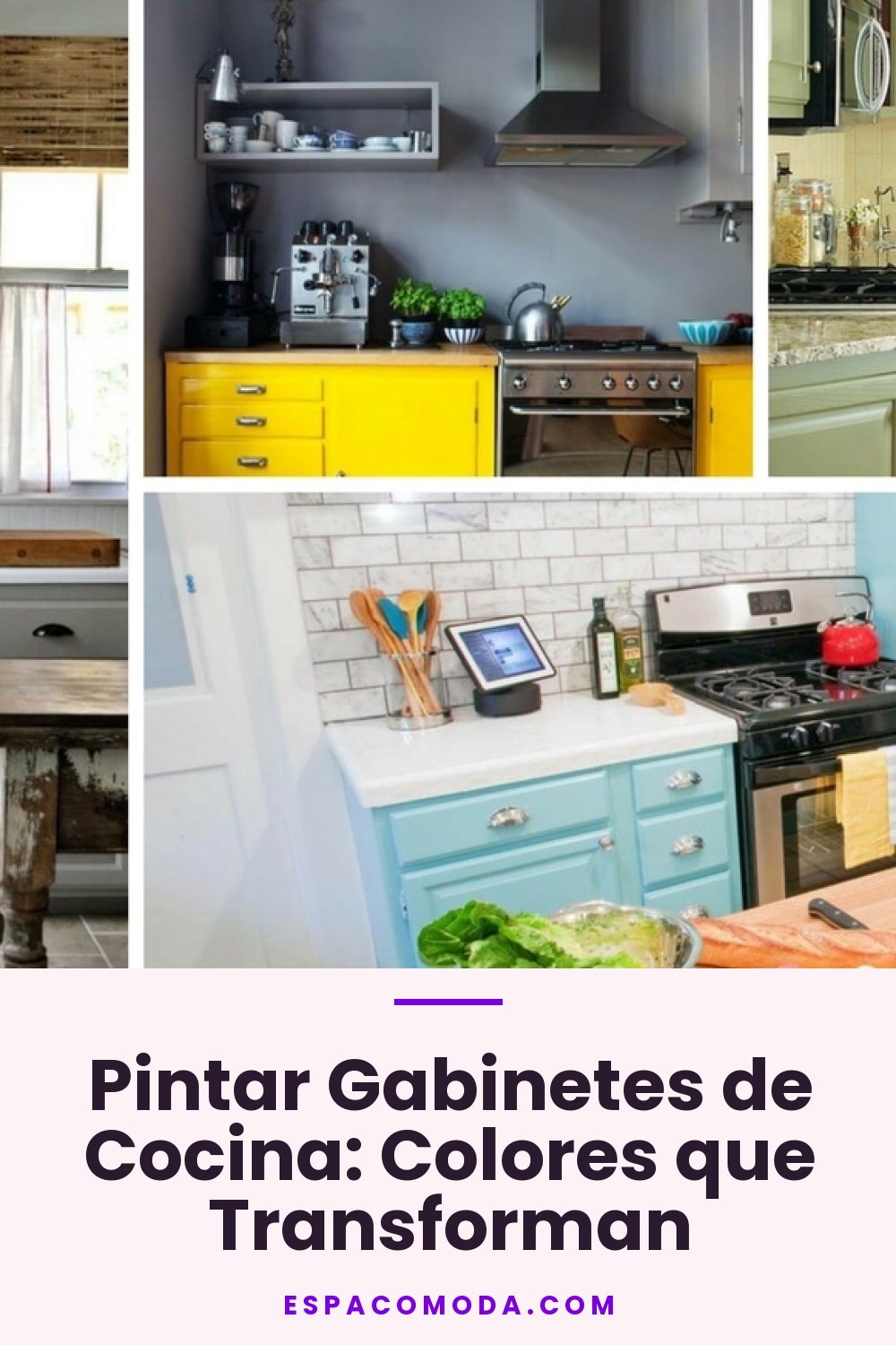 Pintar Gabinetes de Cocina: Colores que Transforman