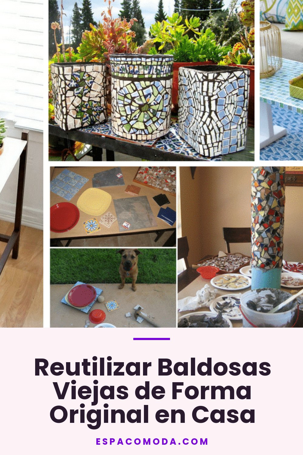 Reutilizar Baldosas Viejas de Forma Original en Casa