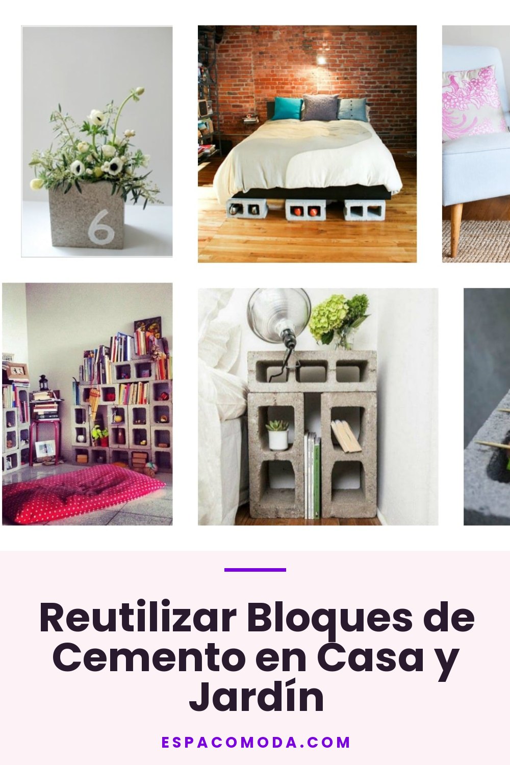 Reutilizar Bloques de Cemento en Casa y Jardín