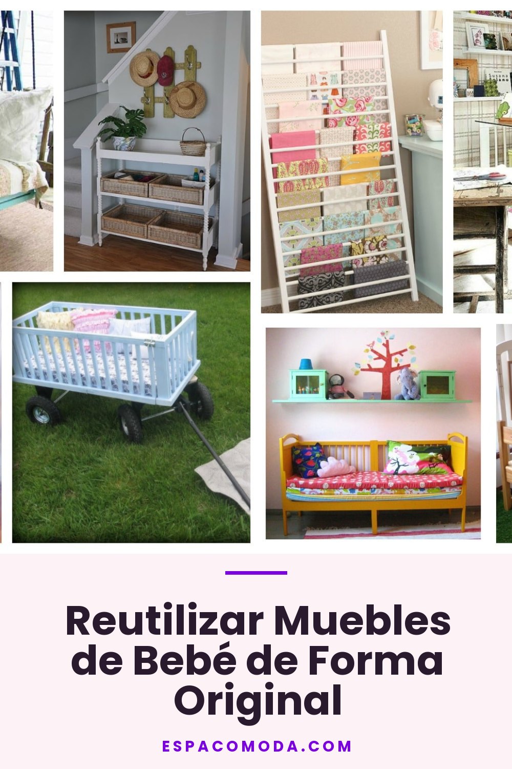 Reutilizar Muebles de Bebé de Forma Original